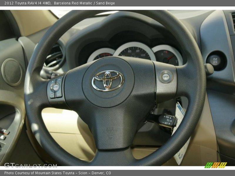 Barcelona Red Metallic / Sand Beige 2012 Toyota RAV4 I4 4WD