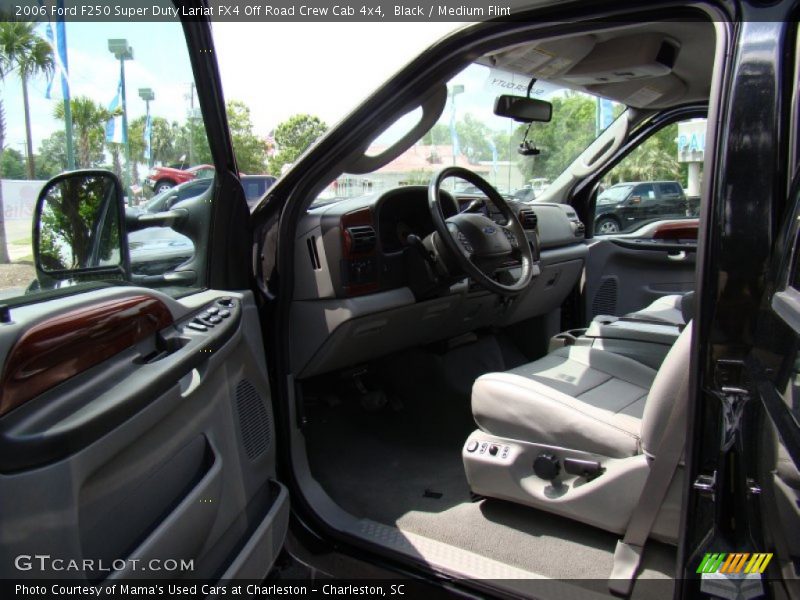 Black / Medium Flint 2006 Ford F250 Super Duty Lariat FX4 Off Road Crew Cab 4x4