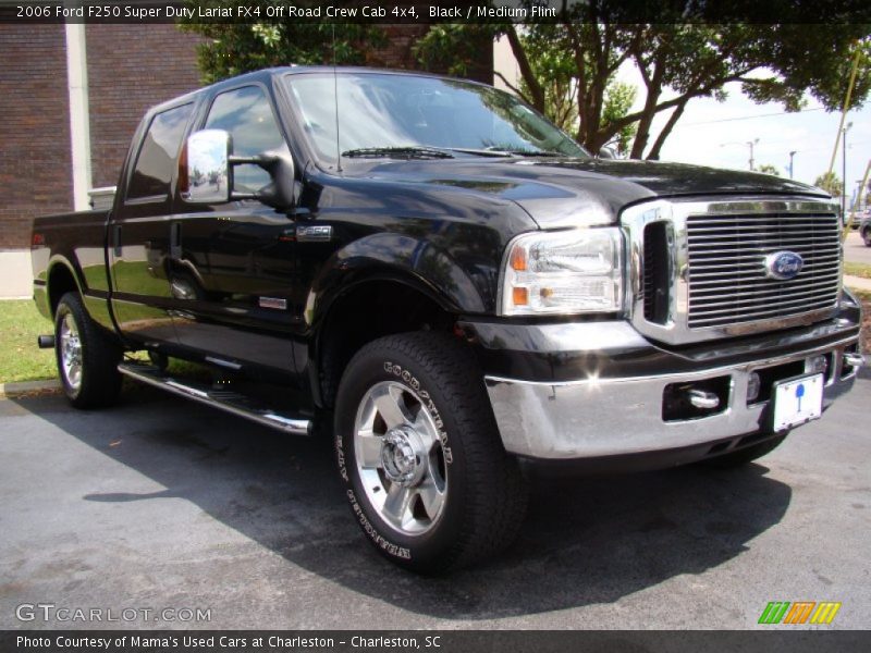 Black / Medium Flint 2006 Ford F250 Super Duty Lariat FX4 Off Road Crew Cab 4x4