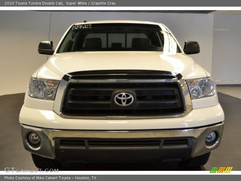 Super White / Graphite Gray 2010 Toyota Tundra Double Cab