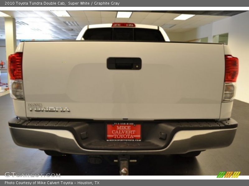 Super White / Graphite Gray 2010 Toyota Tundra Double Cab