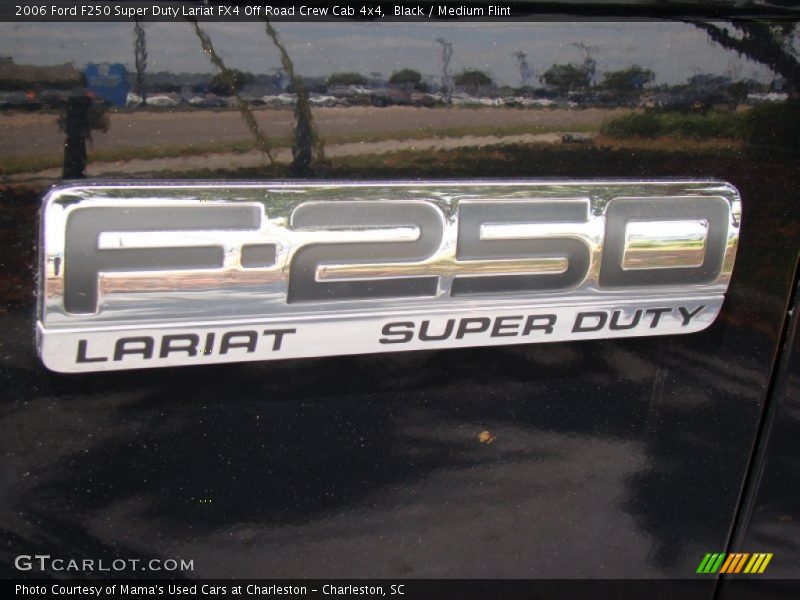 Black / Medium Flint 2006 Ford F250 Super Duty Lariat FX4 Off Road Crew Cab 4x4