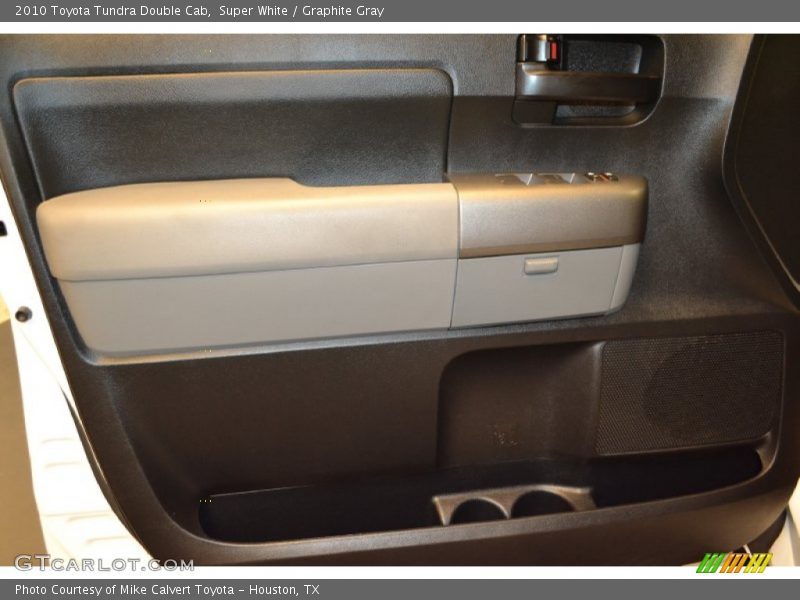 Super White / Graphite Gray 2010 Toyota Tundra Double Cab