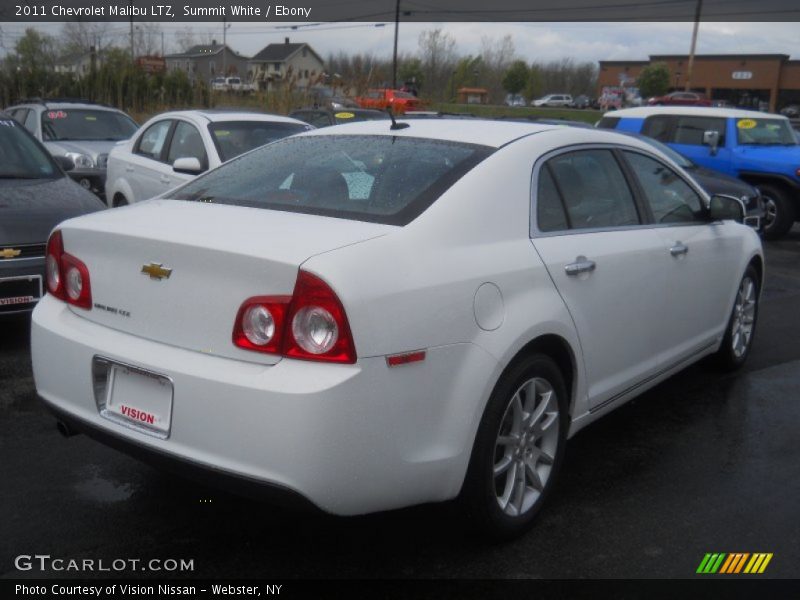Summit White / Ebony 2011 Chevrolet Malibu LTZ