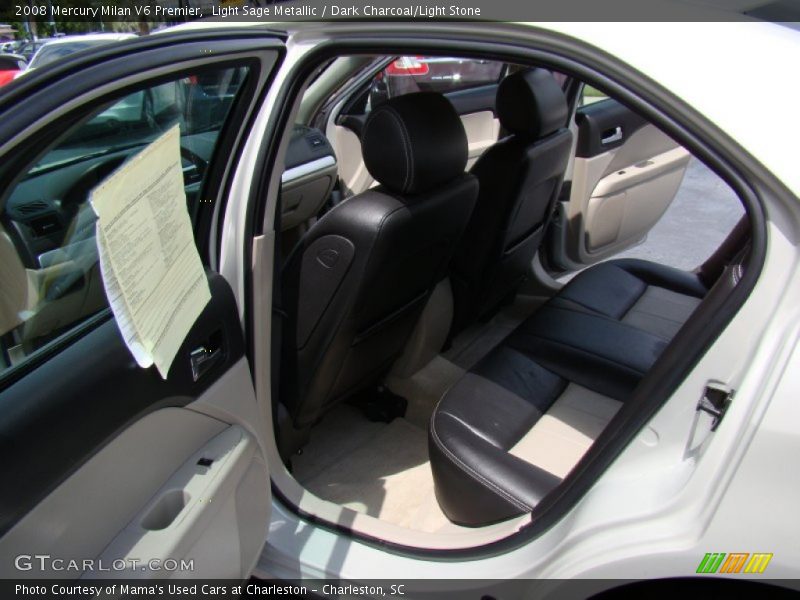 Light Sage Metallic / Dark Charcoal/Light Stone 2008 Mercury Milan V6 Premier