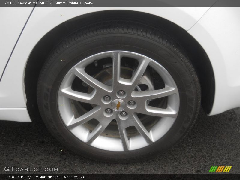 Summit White / Ebony 2011 Chevrolet Malibu LTZ