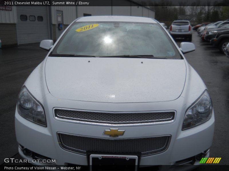 Summit White / Ebony 2011 Chevrolet Malibu LTZ