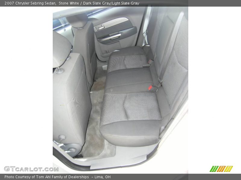 Stone White / Dark Slate Gray/Light Slate Gray 2007 Chrysler Sebring Sedan