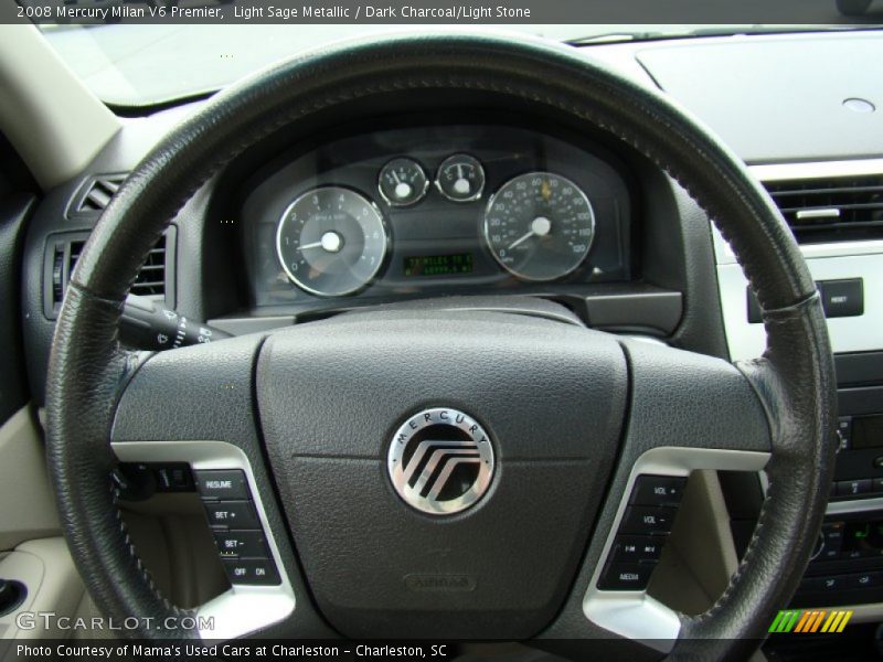 Light Sage Metallic / Dark Charcoal/Light Stone 2008 Mercury Milan V6 Premier