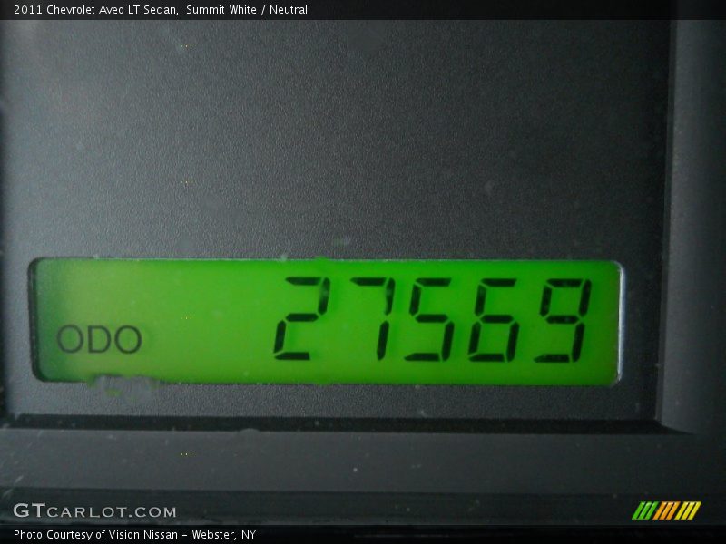 Summit White / Neutral 2011 Chevrolet Aveo LT Sedan
