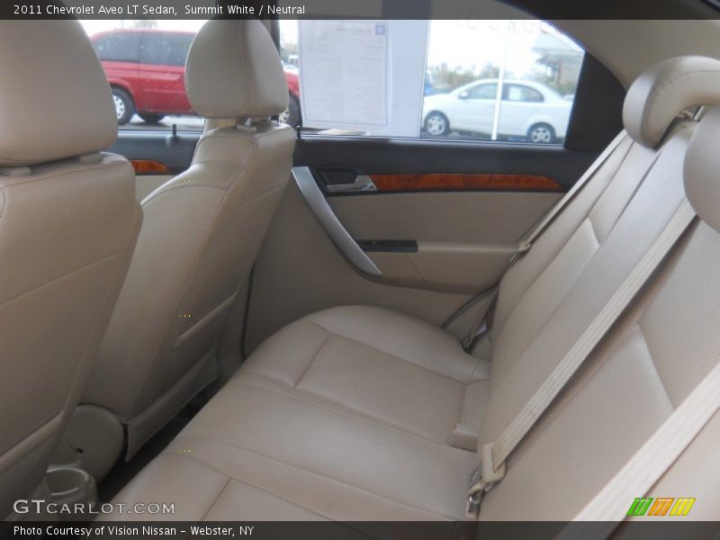 Summit White / Neutral 2011 Chevrolet Aveo LT Sedan
