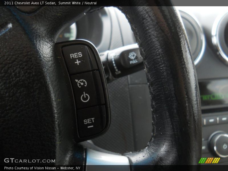 Summit White / Neutral 2011 Chevrolet Aveo LT Sedan