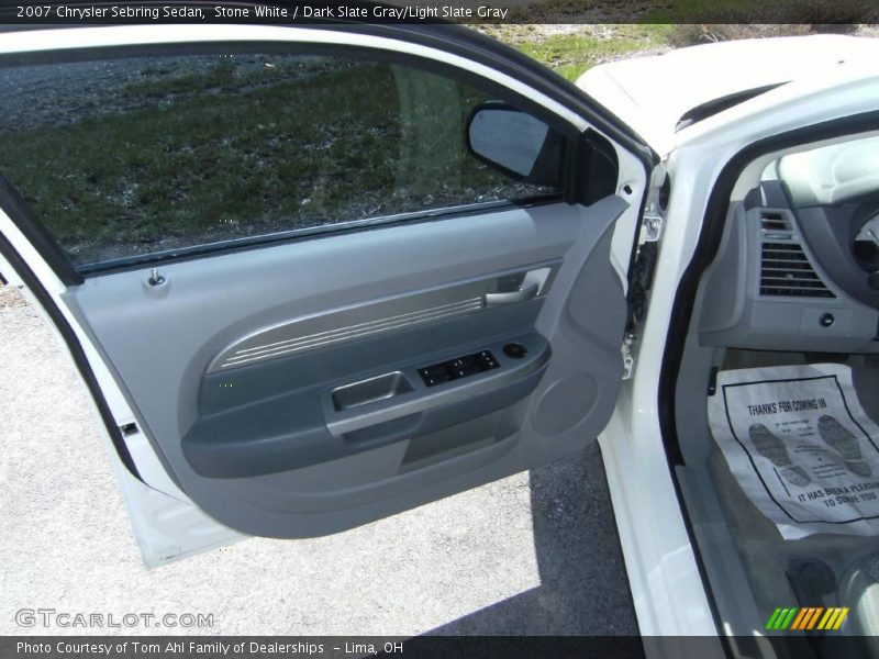 Stone White / Dark Slate Gray/Light Slate Gray 2007 Chrysler Sebring Sedan