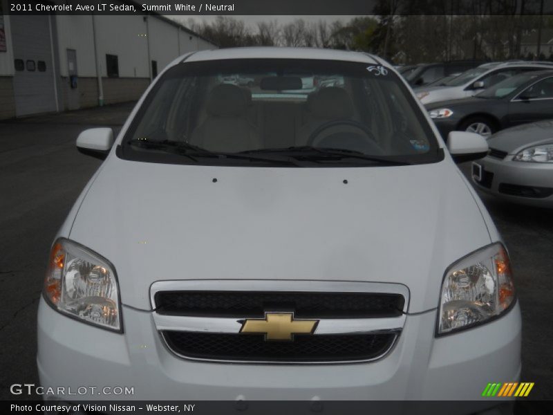 Summit White / Neutral 2011 Chevrolet Aveo LT Sedan