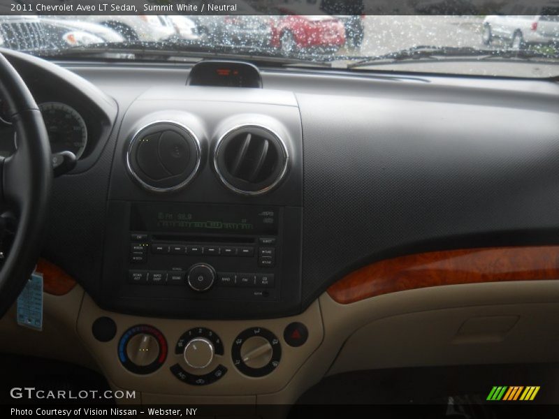 Summit White / Neutral 2011 Chevrolet Aveo LT Sedan