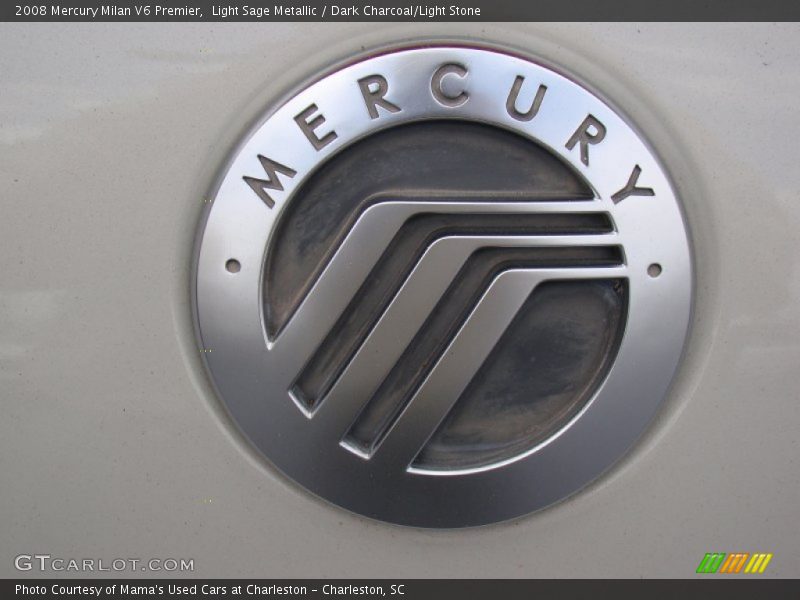 Light Sage Metallic / Dark Charcoal/Light Stone 2008 Mercury Milan V6 Premier
