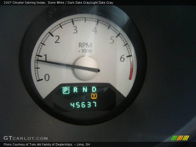 Stone White / Dark Slate Gray/Light Slate Gray 2007 Chrysler Sebring Sedan