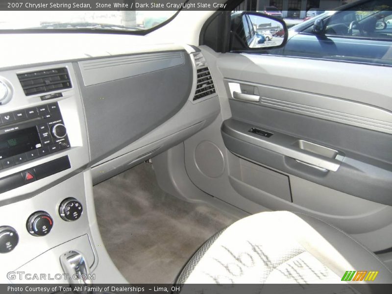 Stone White / Dark Slate Gray/Light Slate Gray 2007 Chrysler Sebring Sedan