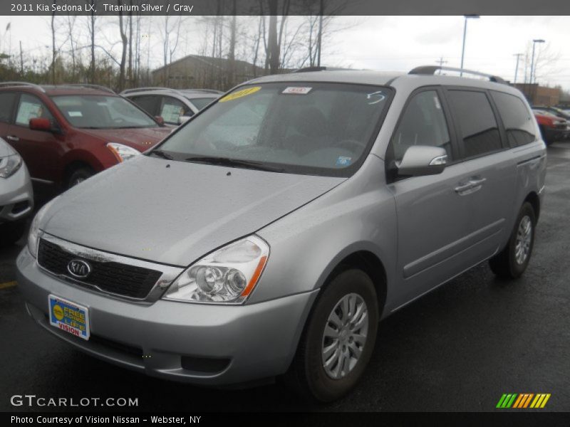 Titanium Silver / Gray 2011 Kia Sedona LX