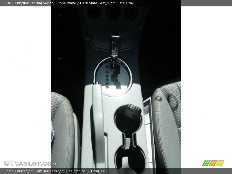 Stone White / Dark Slate Gray/Light Slate Gray 2007 Chrysler Sebring Sedan