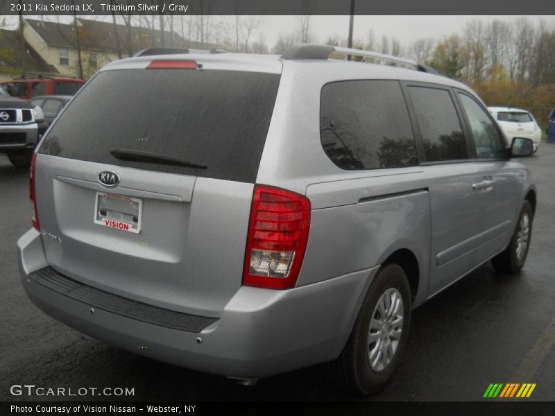 Titanium Silver / Gray 2011 Kia Sedona LX