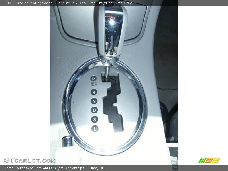 Stone White / Dark Slate Gray/Light Slate Gray 2007 Chrysler Sebring Sedan
