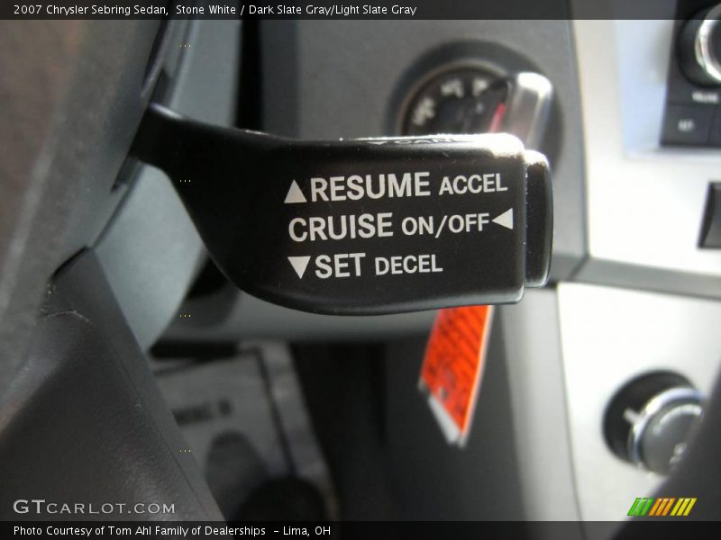 Stone White / Dark Slate Gray/Light Slate Gray 2007 Chrysler Sebring Sedan