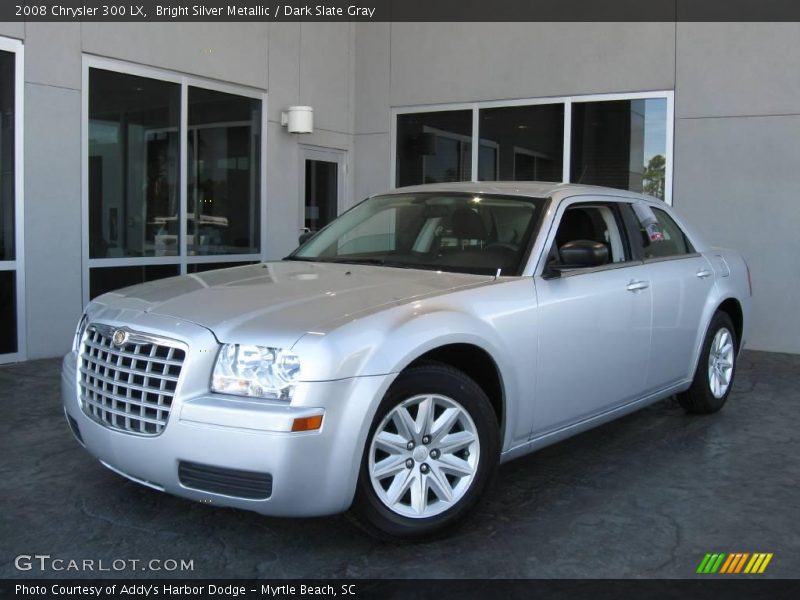 Bright Silver Metallic / Dark Slate Gray 2008 Chrysler 300 LX