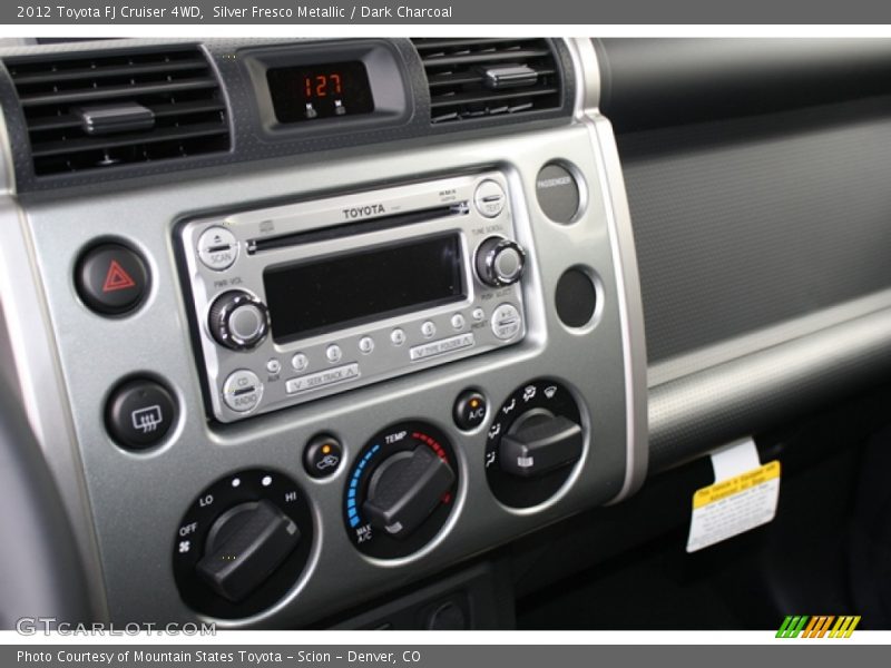 Silver Fresco Metallic / Dark Charcoal 2012 Toyota FJ Cruiser 4WD