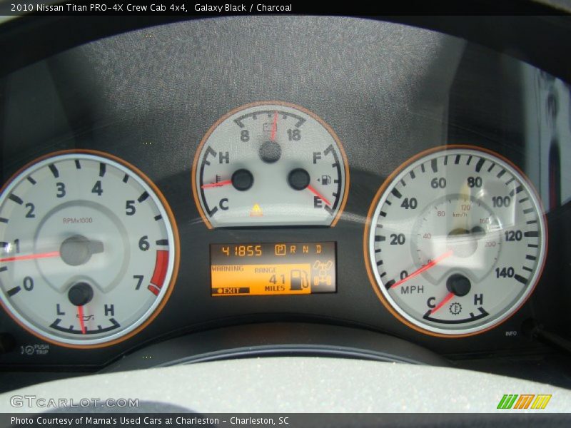 Galaxy Black / Charcoal 2010 Nissan Titan PRO-4X Crew Cab 4x4
