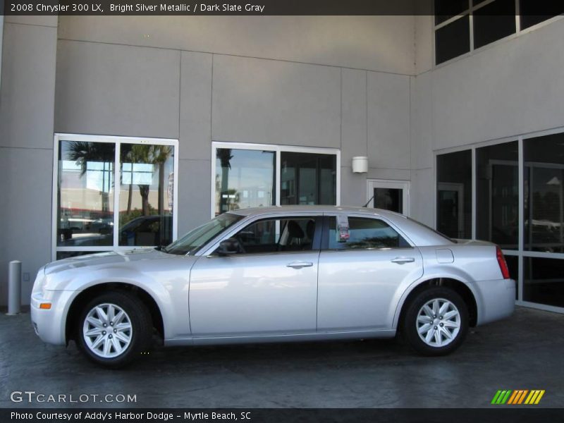 Bright Silver Metallic / Dark Slate Gray 2008 Chrysler 300 LX