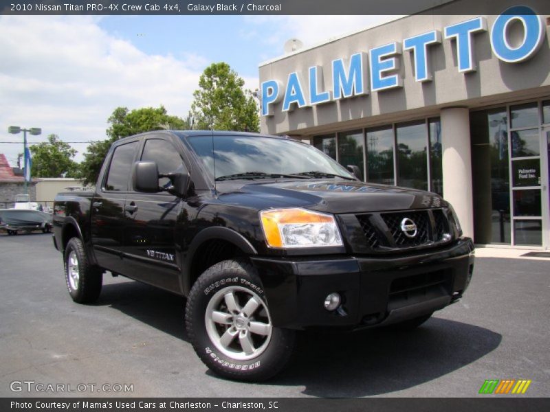 Galaxy Black / Charcoal 2010 Nissan Titan PRO-4X Crew Cab 4x4
