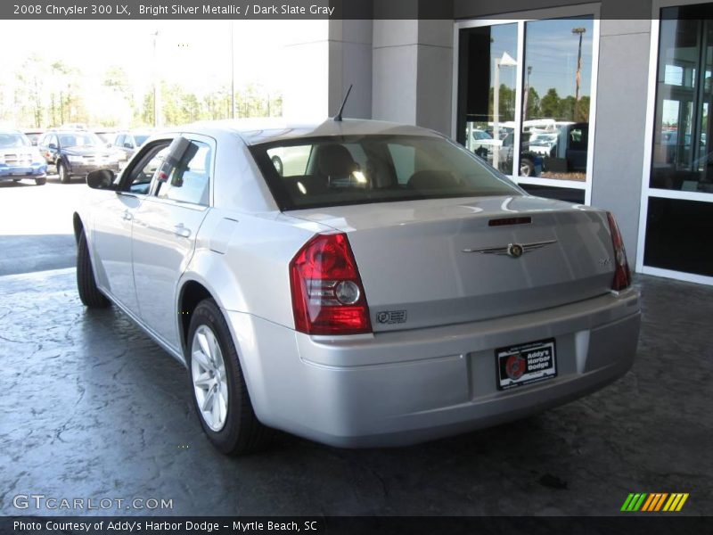 Bright Silver Metallic / Dark Slate Gray 2008 Chrysler 300 LX