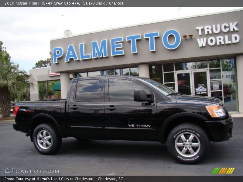 Galaxy Black / Charcoal 2010 Nissan Titan PRO-4X Crew Cab 4x4