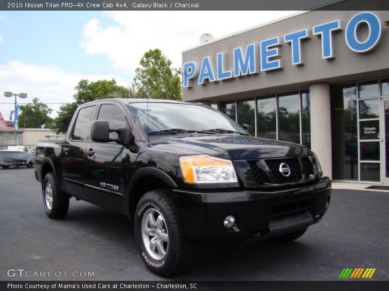 Galaxy Black / Charcoal 2010 Nissan Titan PRO-4X Crew Cab 4x4