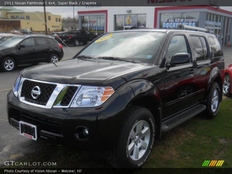 Super Black / Graphite 2011 Nissan Pathfinder S 4x4