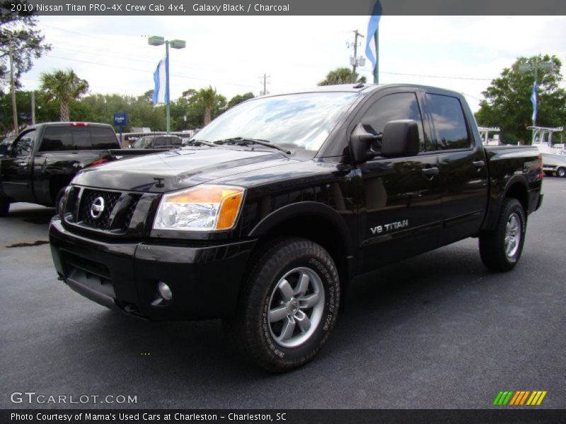 Galaxy Black / Charcoal 2010 Nissan Titan PRO-4X Crew Cab 4x4