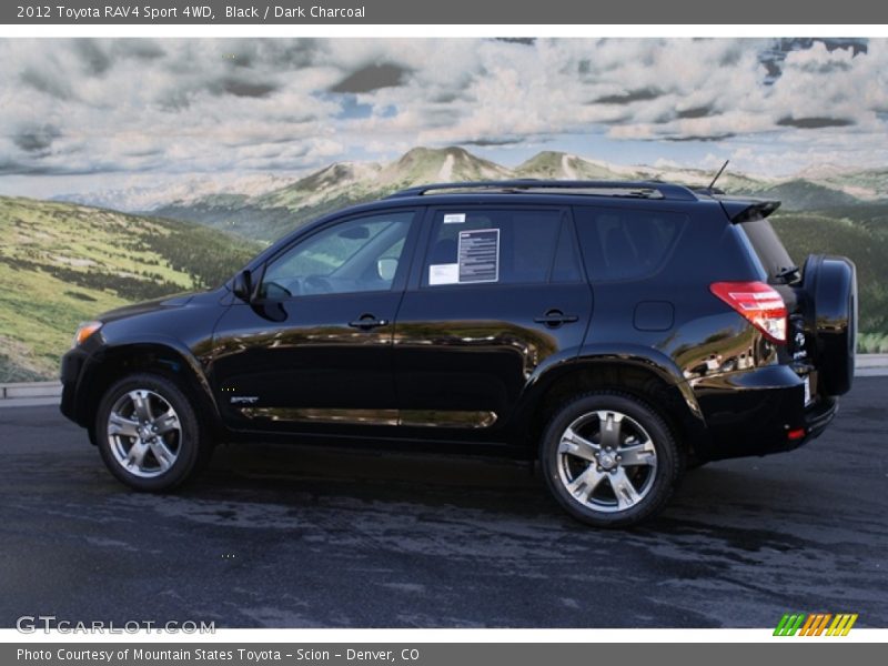 Black / Dark Charcoal 2012 Toyota RAV4 Sport 4WD