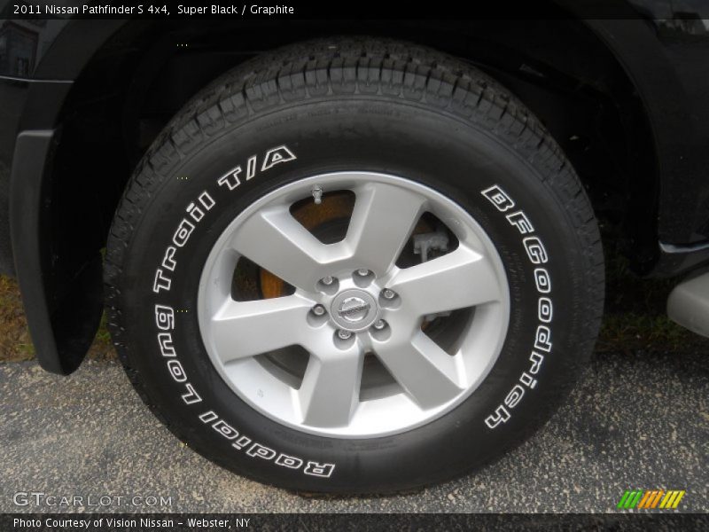 Super Black / Graphite 2011 Nissan Pathfinder S 4x4