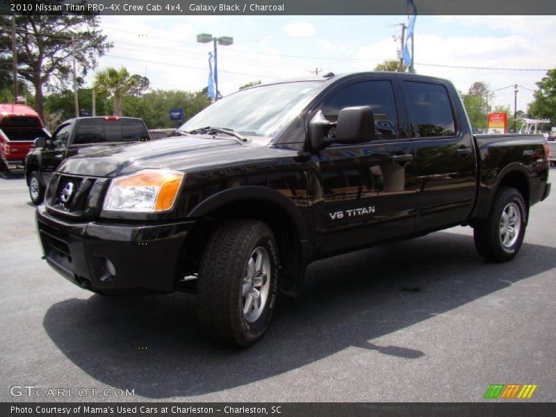Galaxy Black / Charcoal 2010 Nissan Titan PRO-4X Crew Cab 4x4