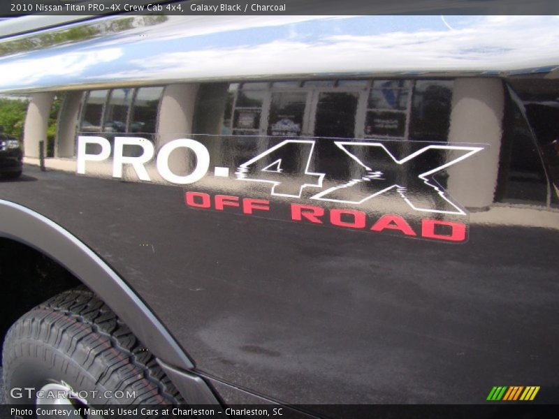 Galaxy Black / Charcoal 2010 Nissan Titan PRO-4X Crew Cab 4x4