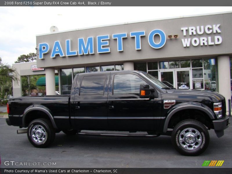 Black / Ebony 2008 Ford F250 Super Duty FX4 Crew Cab 4x4