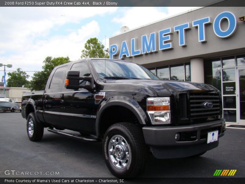 Black / Ebony 2008 Ford F250 Super Duty FX4 Crew Cab 4x4