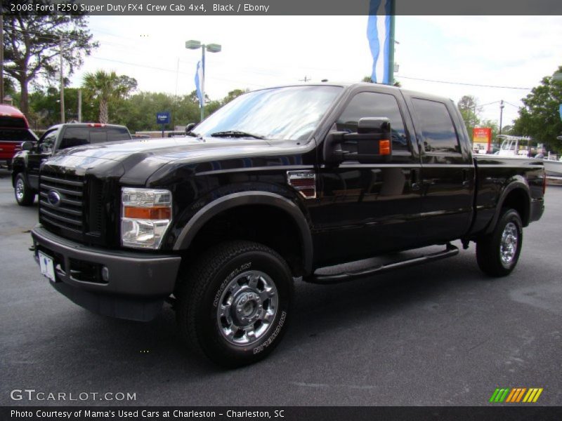 Black / Ebony 2008 Ford F250 Super Duty FX4 Crew Cab 4x4