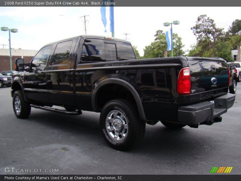Black / Ebony 2008 Ford F250 Super Duty FX4 Crew Cab 4x4