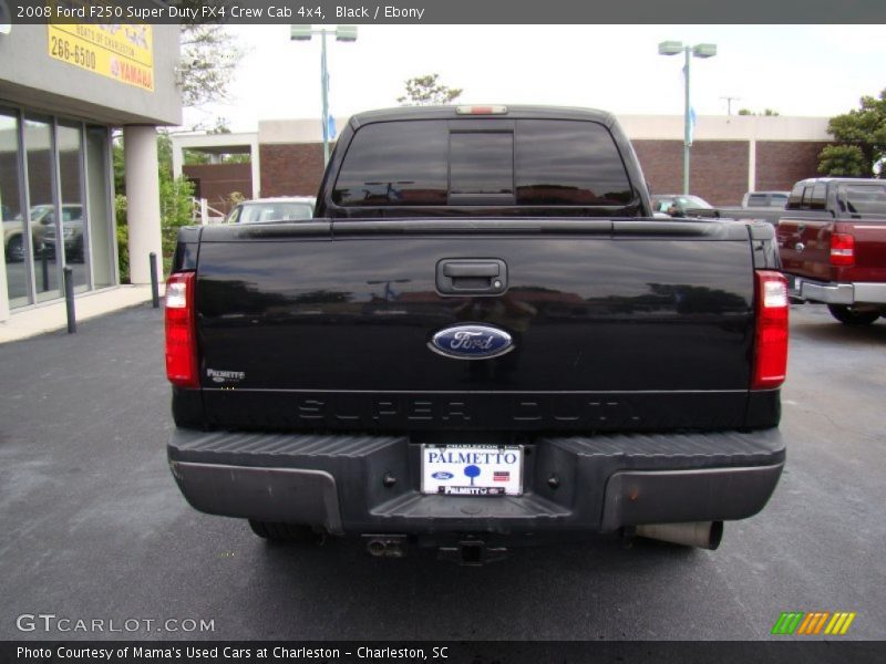 Black / Ebony 2008 Ford F250 Super Duty FX4 Crew Cab 4x4
