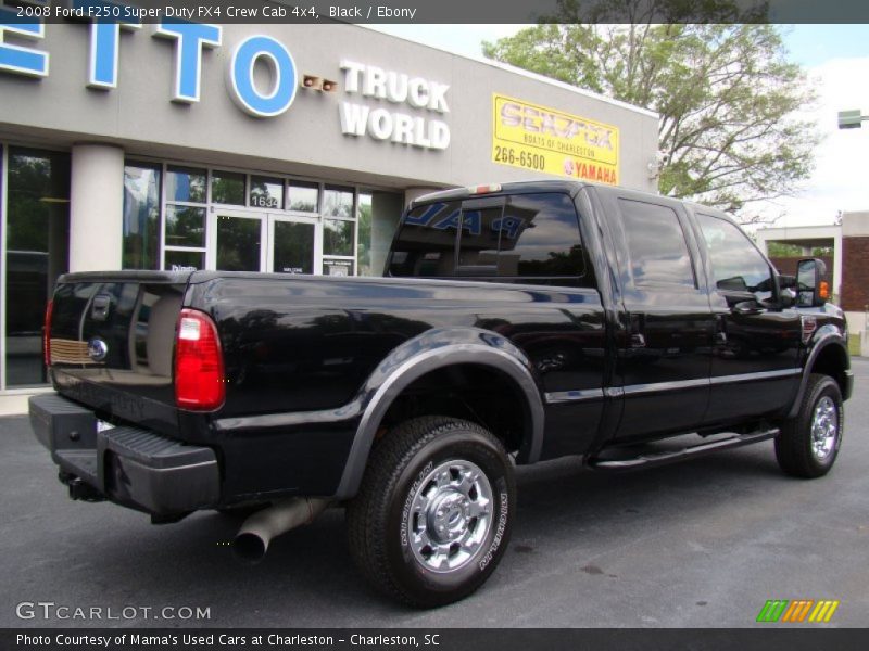 Black / Ebony 2008 Ford F250 Super Duty FX4 Crew Cab 4x4