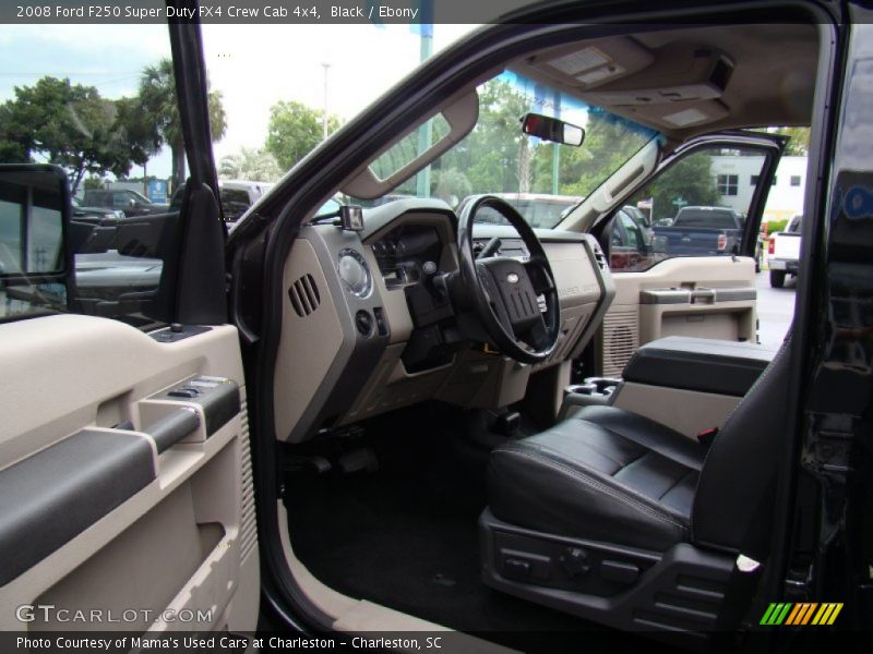 Black / Ebony 2008 Ford F250 Super Duty FX4 Crew Cab 4x4