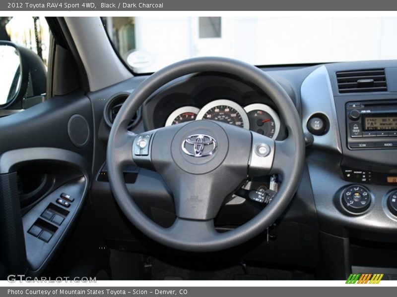 Black / Dark Charcoal 2012 Toyota RAV4 Sport 4WD