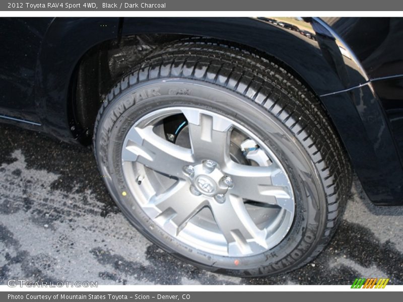 Black / Dark Charcoal 2012 Toyota RAV4 Sport 4WD